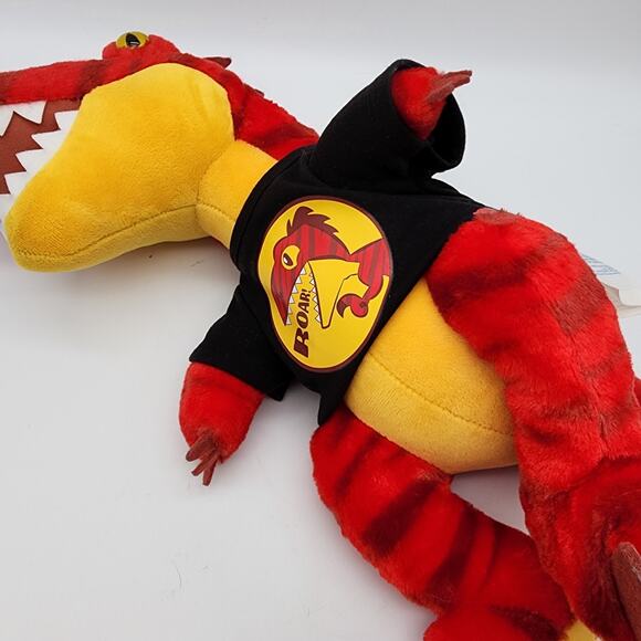 Build A Bear Raptor Red Dinosaur Plush 19" Dino T-shirt Stuffed Animal BAB 2022 - Picture 7 of 14